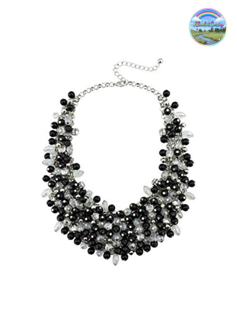 Crystal Chunky Collar Statement Necklace for Women Gift
